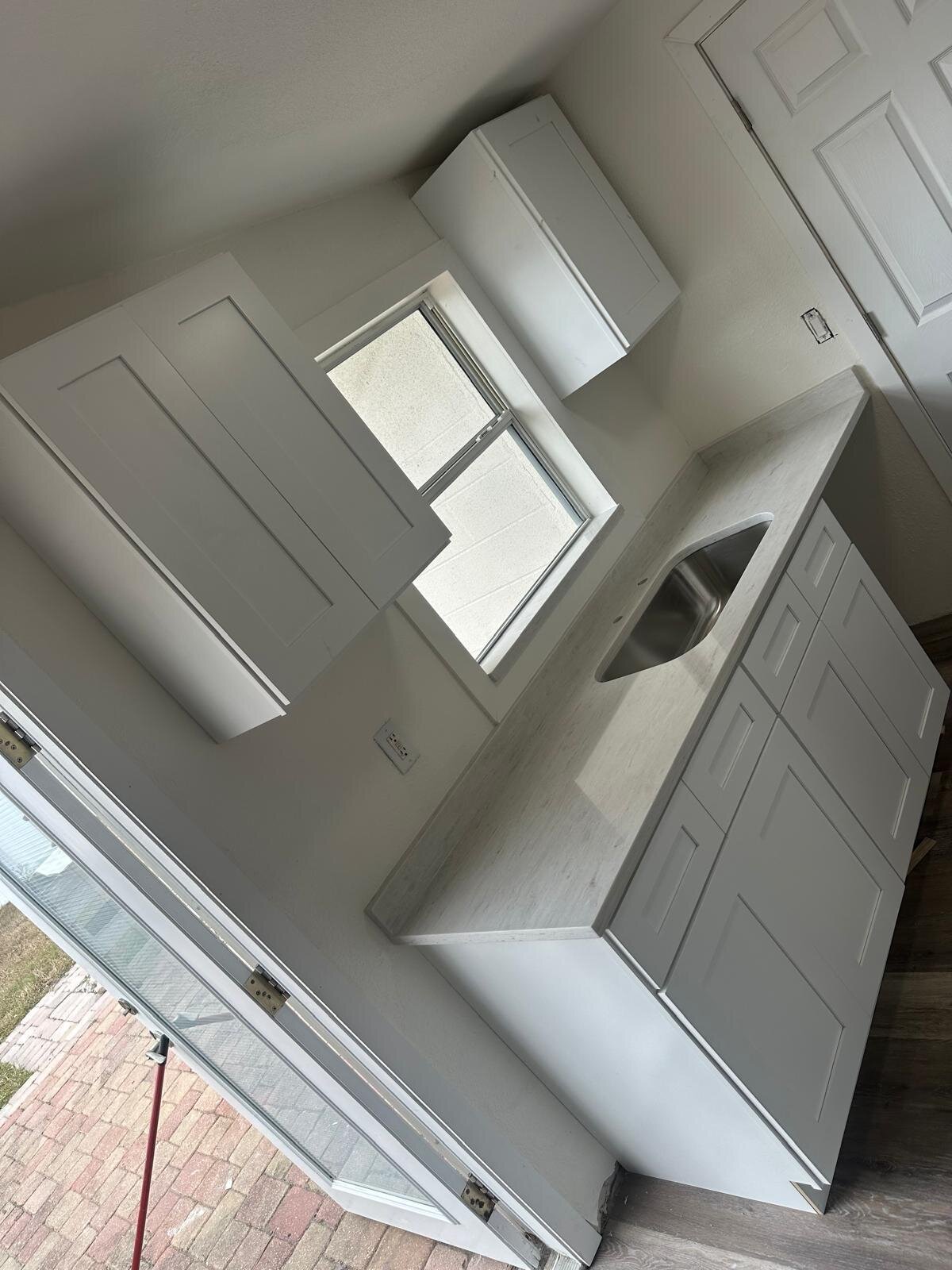 Compact Carrara Vanity