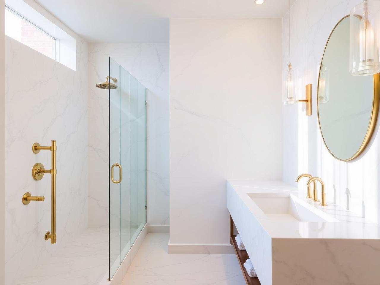 Carrara Master Bath